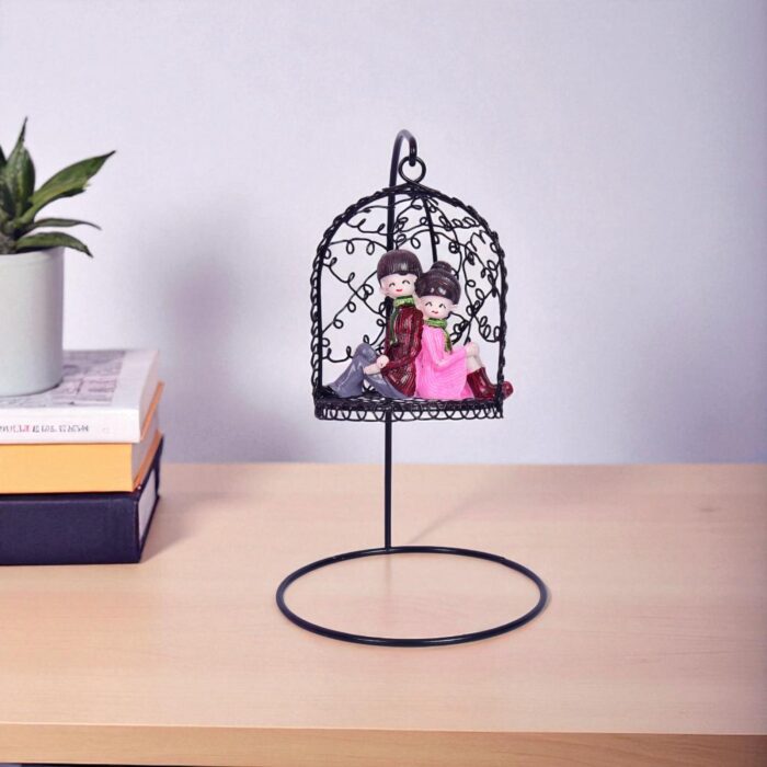 Polyresin & Metal Decorative Figurine for Home & Office Décor | Love Gift